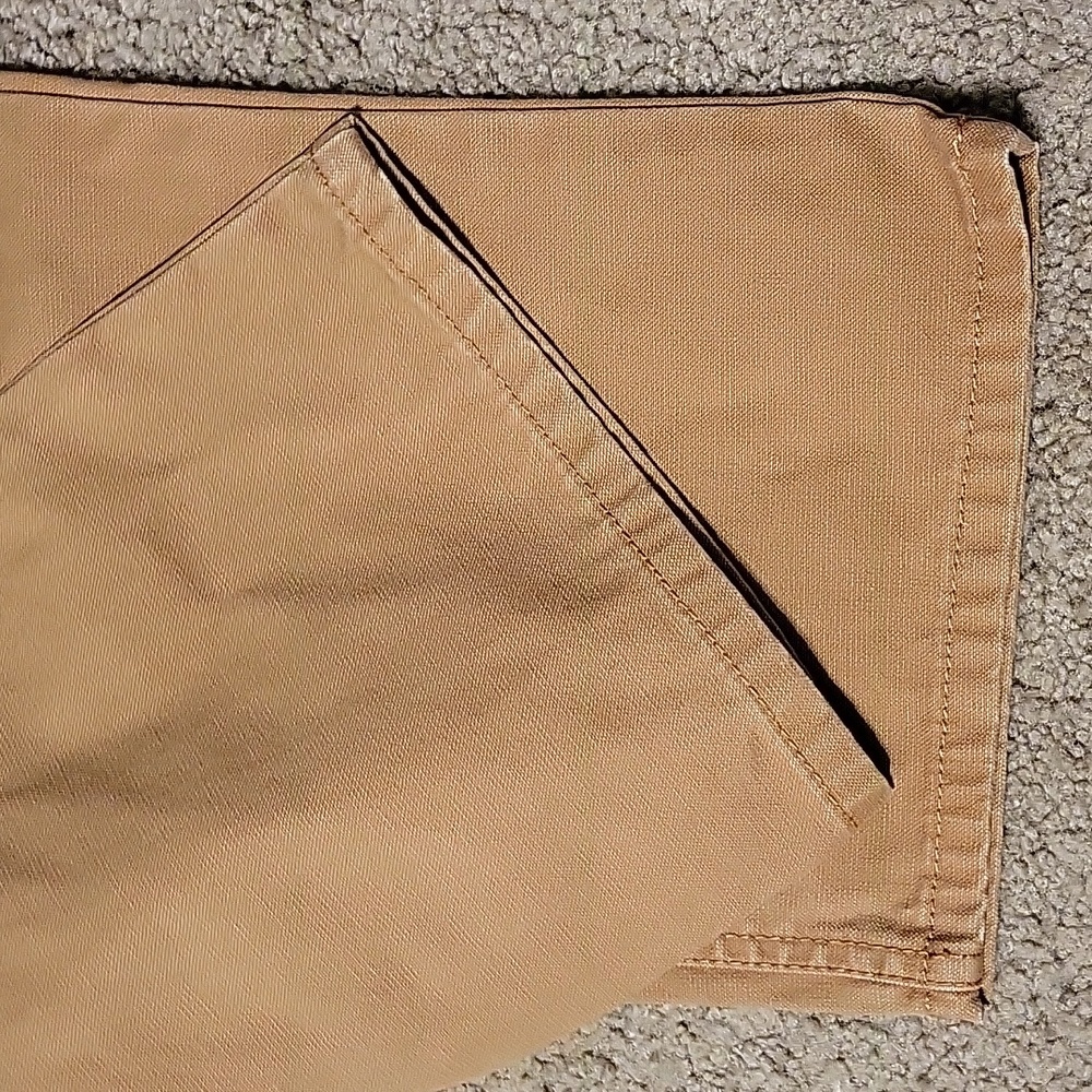 Mens Cabelas Tan Canvas 5 Pocket Jeans Work Outdoor Gear 38x34 Hunting Fishing - Picture 8 of 14